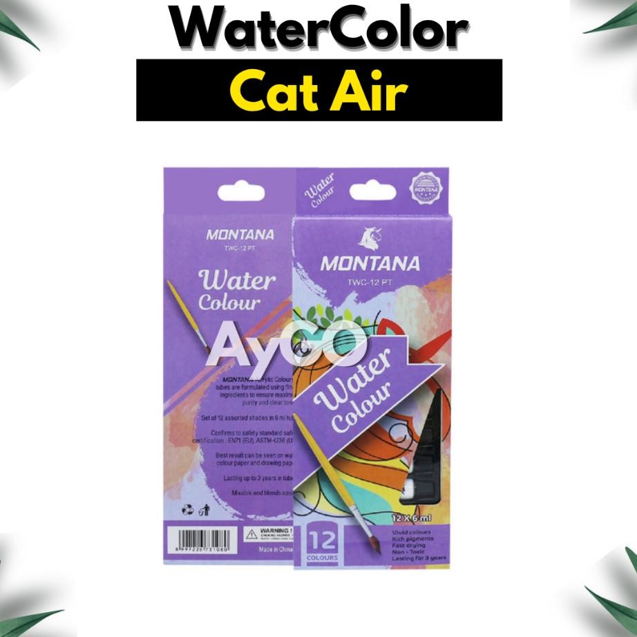 

Montana Watercolor 12 Warnacat Air Twc12 Pt Watercolor Tube Cat Air