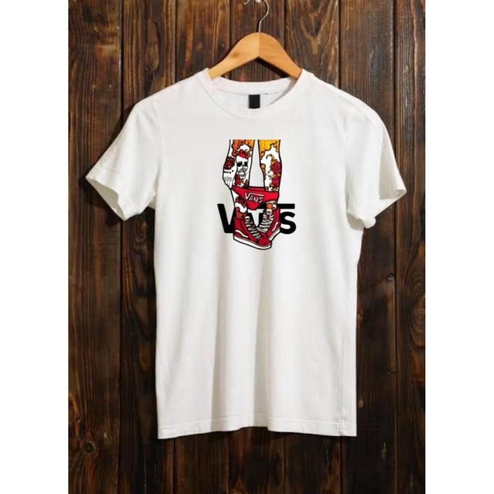 Promo T-Shirt Distro Sexy Vans Kaos Distro Pria Wanita Baju Lebaran