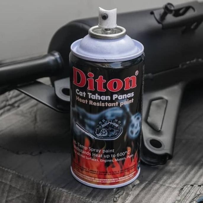 Promo CAT SEMPROT DITON PREMIUM HI TEMP BLACK KHUSUS KNALPOT COD