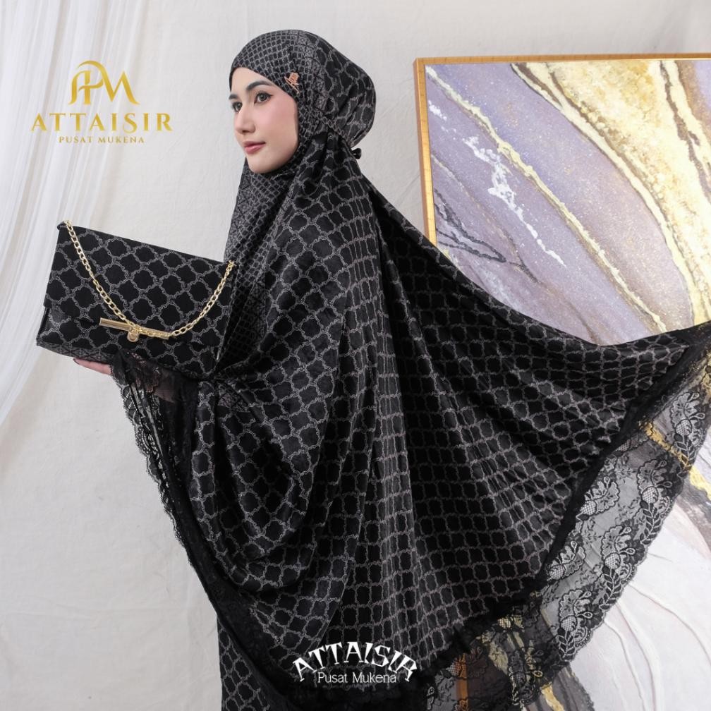 APM MUKENA - Mukena Dewasa Premium Santorini Silk 2in1 Athalia Series Apm AST