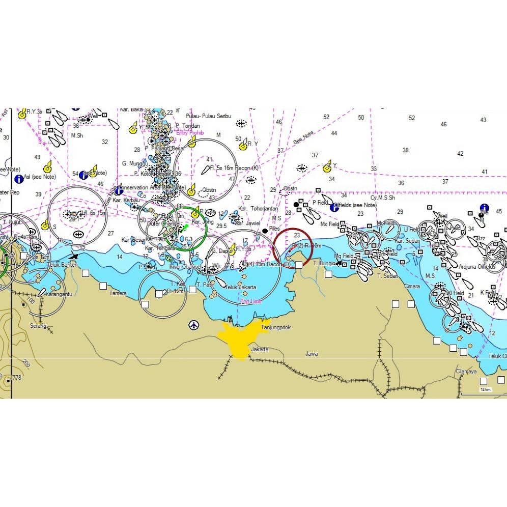 Peta Laut Bluechart G2 Indonesia Region Barat untuk GPS Garmin