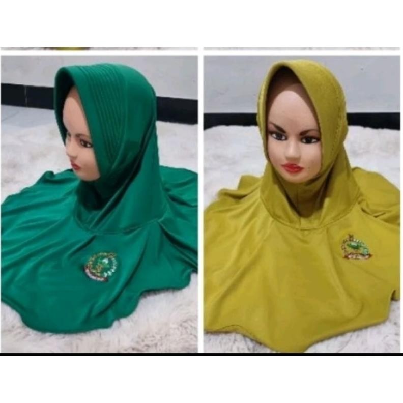 Hijab PSO Persit Anak /Jilbab pso persit anak terbaru /jilbab pso lemon anak /jilbab pso hijau persi