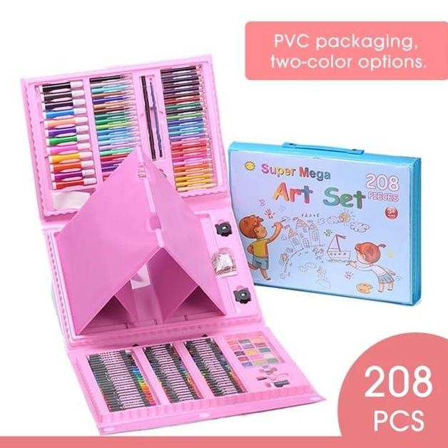 

CRAYON - NEW SUPER MEGA ART SET 208 PCS CRAYON/SET DRAWING ANAK 208PCS KRAYON WARNA SEKOLAH TERBARU ASLI 100% ORIGINAL OFFICIAL MODERN GARANSI BRAND TERLARIS DISKON GROSIR COD TREND 2025 NEGO BAYAR DI TEMPAT DISKON GRATIS ONGKIR