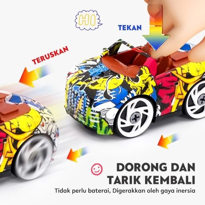 TERLARIS KKV-YINHUA DIY GRAFFITI DISASSEMBLY VEHICLE /CAR TOYS/TOY VEHICLES