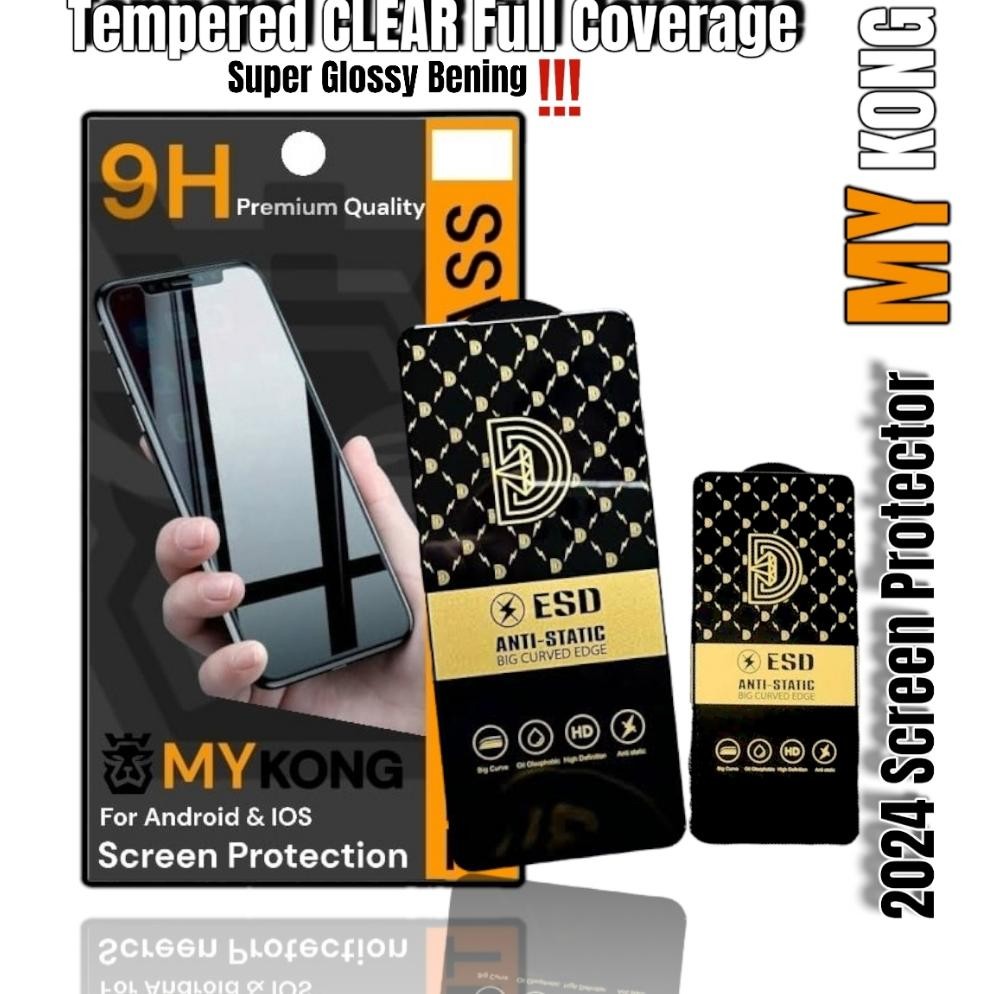 2024 Tempered Original Mykong Clear Samsung S25 S24 Ultra S24Fe S24+ S23 S23Fe S22 Plus S21 S21Fe S2