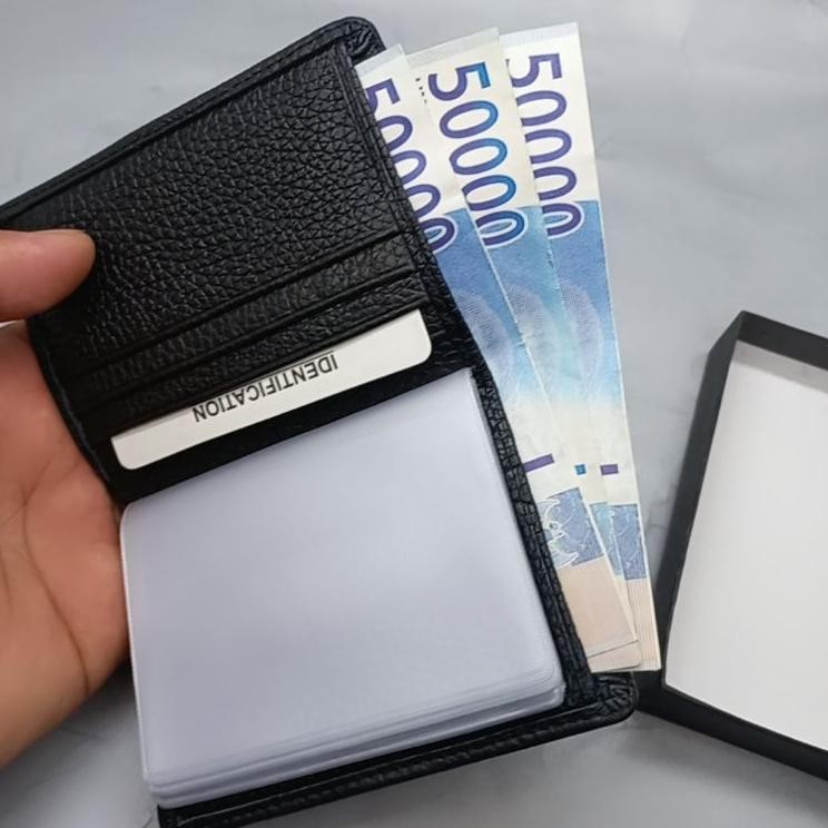 Cod Dompet Kartu Kulit Dompet Kartu Atm Kulit Dompet Kartu Pria Dan Wanita Free Box