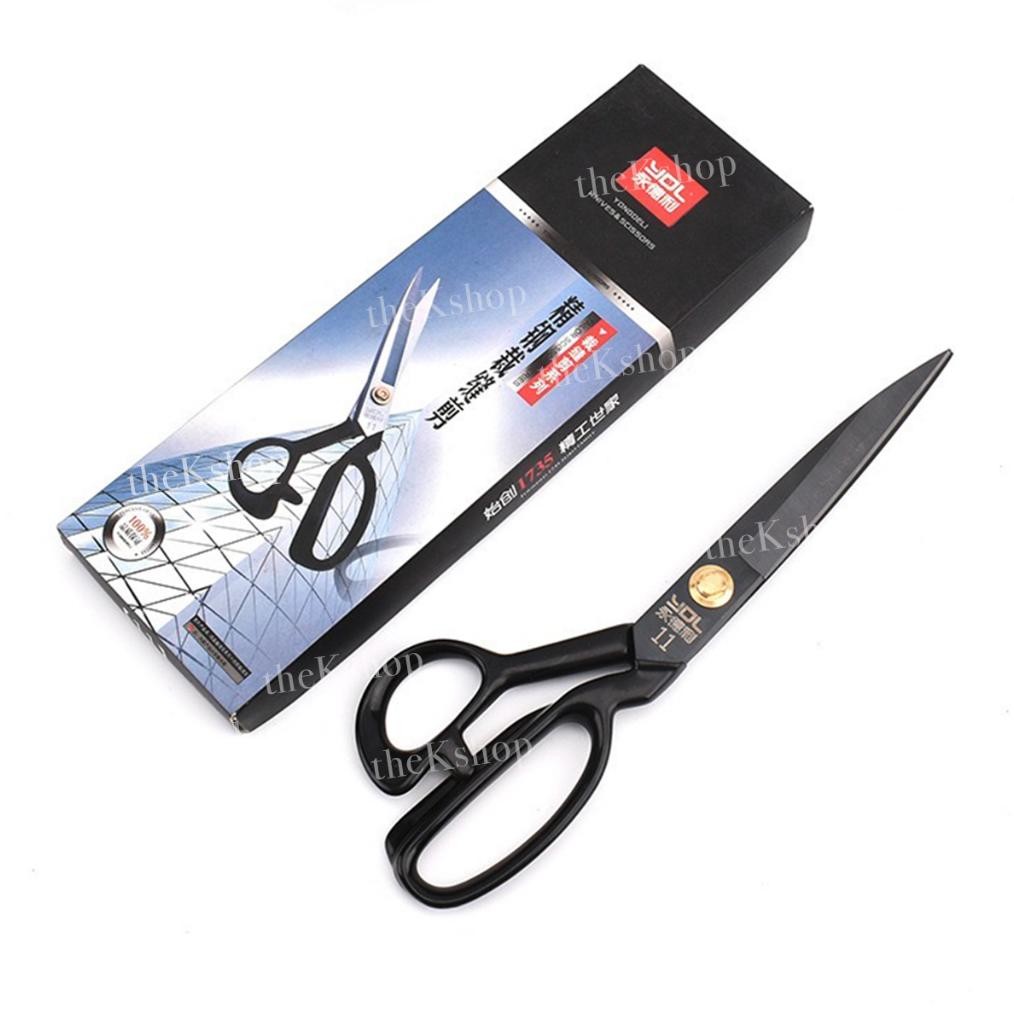 

Baru Gunting Jahit Premium Hitam - Ukuran 8 9 10 12 Inch Tailor Scissors Berkualitas