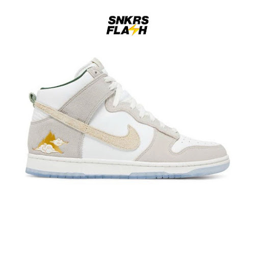 NIKE Dunk Hi Chinatown Mountain Gold Sepatu Sneakers Pria - FD0776100 - Size 43