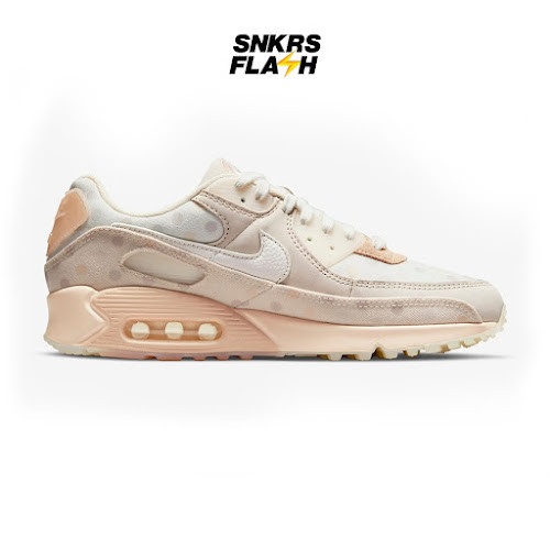 NIKE Max 90 Shimmer Polka Dot Sand Sepatu Sneakers Pria - CZ1929200 - Size 43