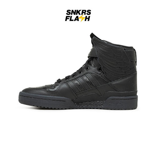 ADIDAS Forum Hi Wings 4.0 Jeremy Scott Black Sepatu Sneakers Unisex - GY4419 - Size 37.3