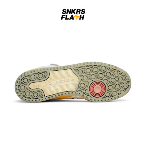 ADIDAS Forum 84 Hi Aec White Hazy Yellow Sepatu Sneakers Pria - GZ6468 - Size 42.7