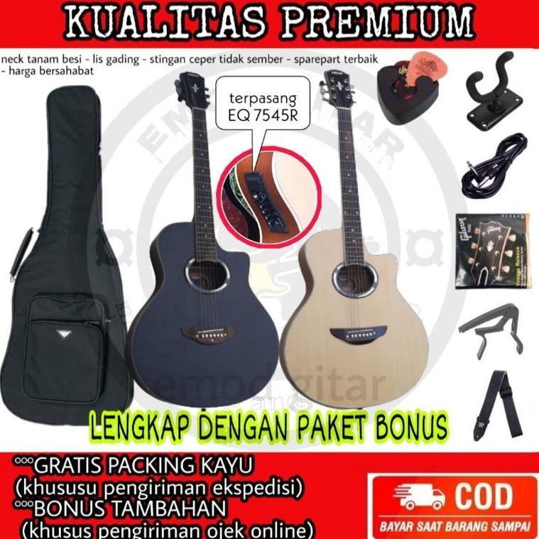 baru gitar akustik elektrik yamaha apx500ii | eq 7545r premium custom original