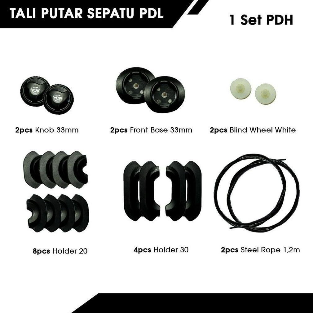 Tali Putar Lacing System / Lacing System untuk Sepatu PDL PDH Olahraga