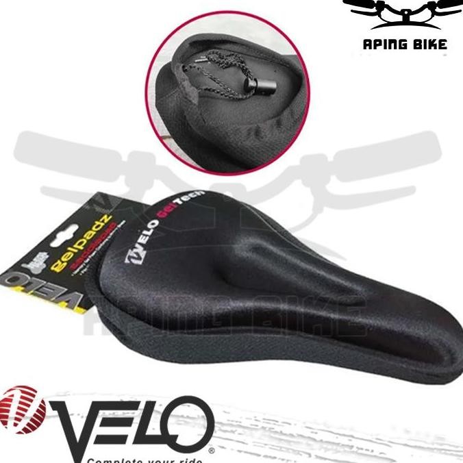 Cover Saddle Velo GEL Tech Sarung Jok Sepeda Tutup Sadel Gel MTB Roadbike Lipat Gravel ls