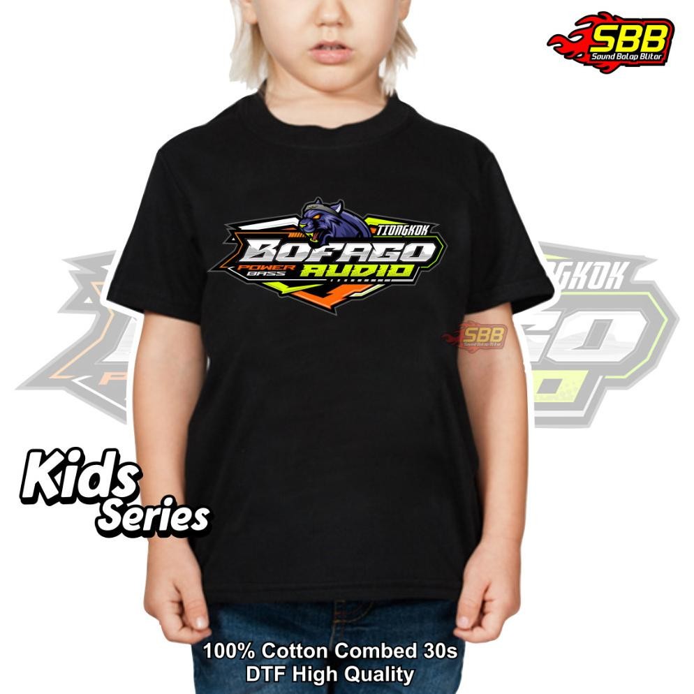 Promo Kaos Anak Bofago Distro Katun Combed