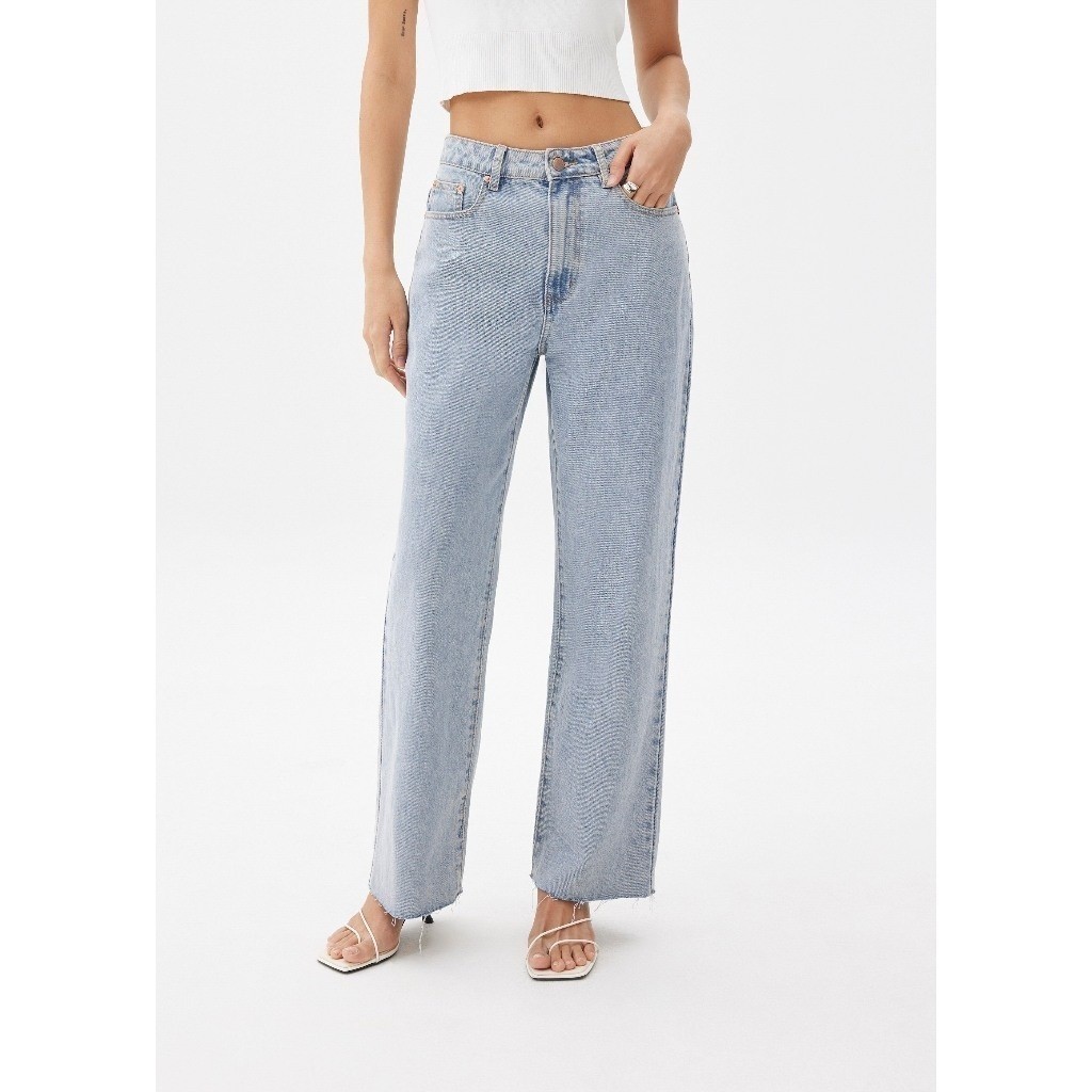 Love, Bonito - Celana Wanita - Elliot Denim Straight Leg Jeans