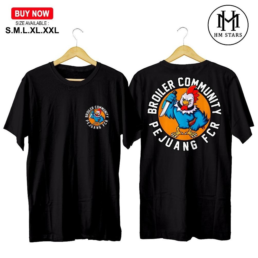 Promo Kaos Ayam Broiler Community Kaos Pejuang Fcr Broiler Community Kaos Abk Kaos Anak Buah Kandang
