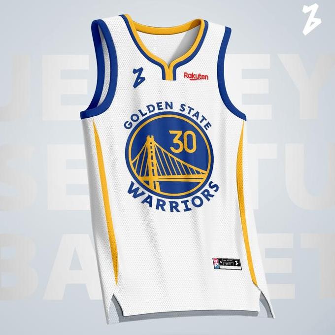 Sale Jersey Basket Stephen Curry Gsw Warriors #30 White Putih