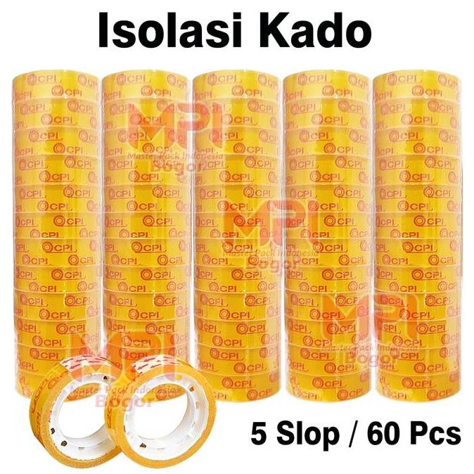 

Isolasi Kado Mpi Tebal 5 Slop (60 Pcs) - Kualitas Terbaik Co