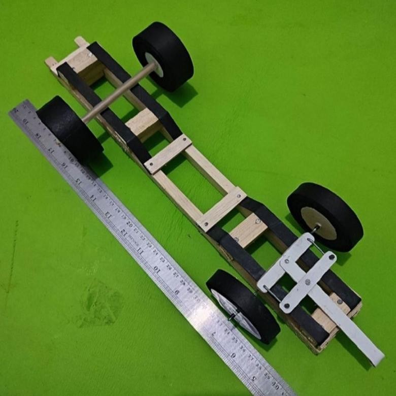 Sasis Miniatur Truk Oleng Kayu Pilihan AST