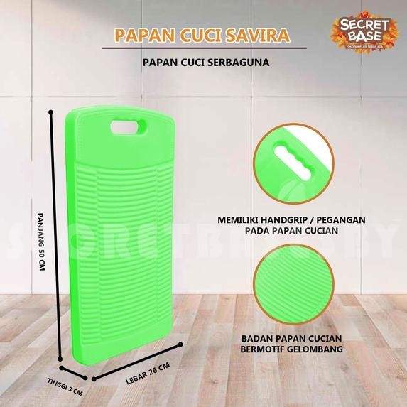 Papan Cucian Besar - Papan Gilas Cuci Baju Penggilasan Penggilesan Gosok Plastik Terlaris