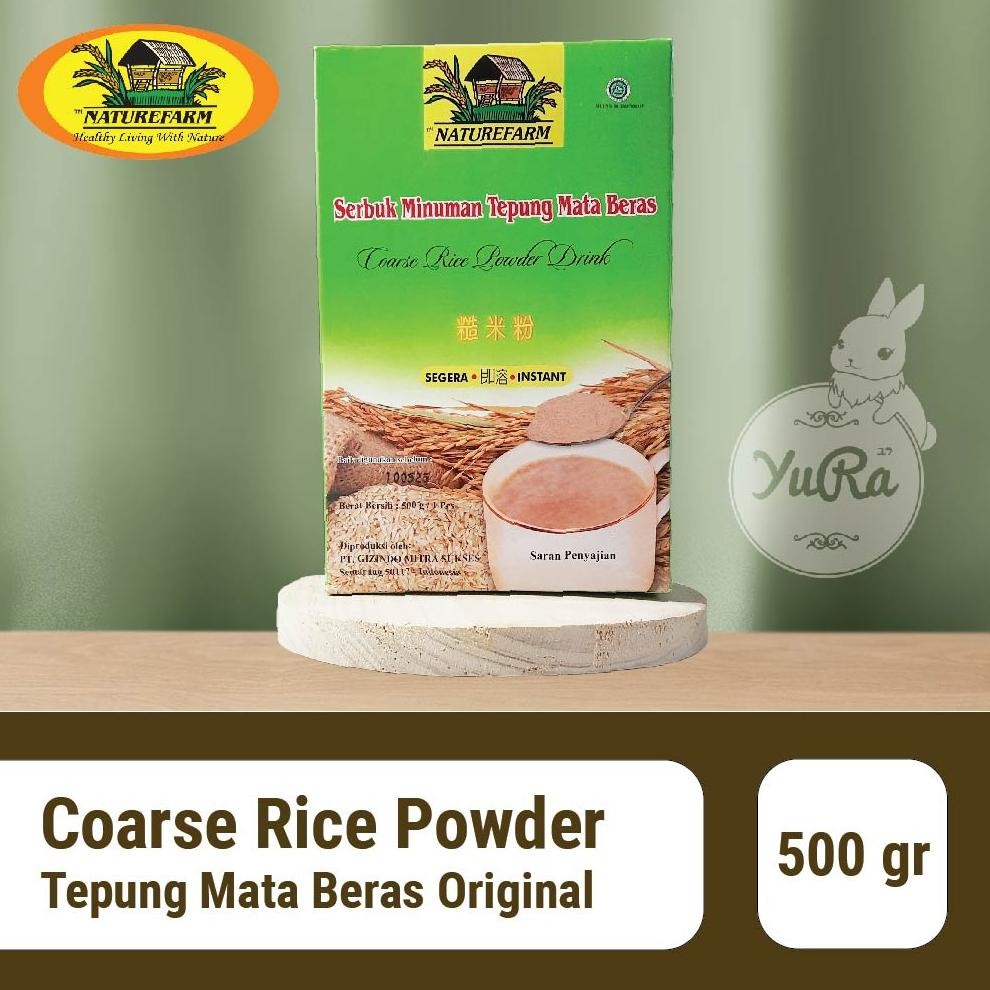 

Nature Farm Tepung Mata Beras / Coarse Rice Powder (CRP) 500 Gr