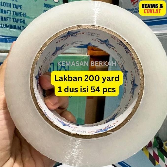 

Lakban 200 Yard 1 Dus Isi 54 Roll Bening Coklat Co