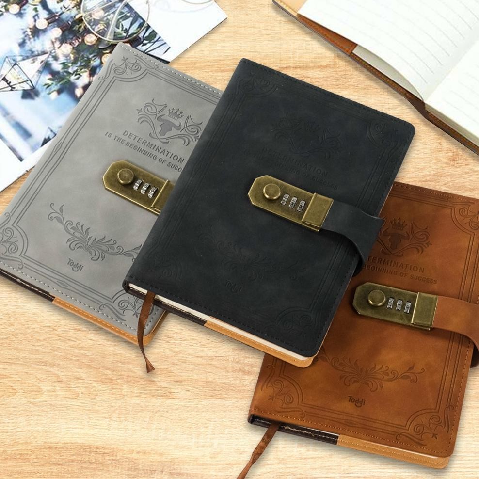 

Buku Catatan Aesthetic Password Jurnal Leather Notebook Diary A5 200 Halaman