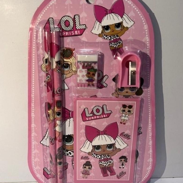 

JoeraganlapakAlat Tulis Set Notes Karakter Anak Buku Catatan Penghapus Rautan Pensil Souvenir Hadiah Kado Baru