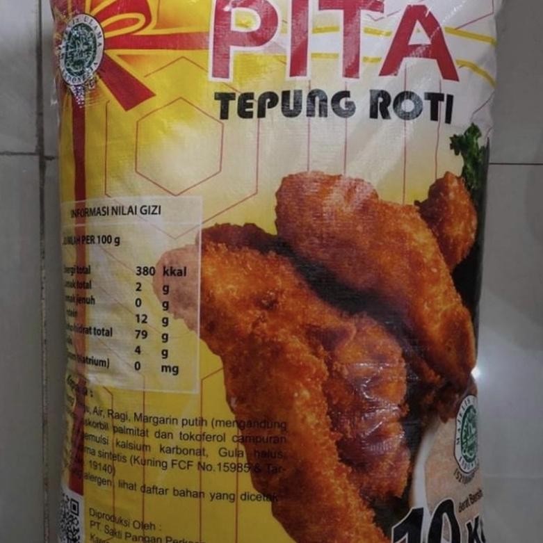 

Tepung Roti Panir Merk PITA Kuning Mix / PUTIH 1 Bal Ball Sak 10 Kg / Tp Panko Kriukz Garing Breadcrumbs 1 Zak 10kg