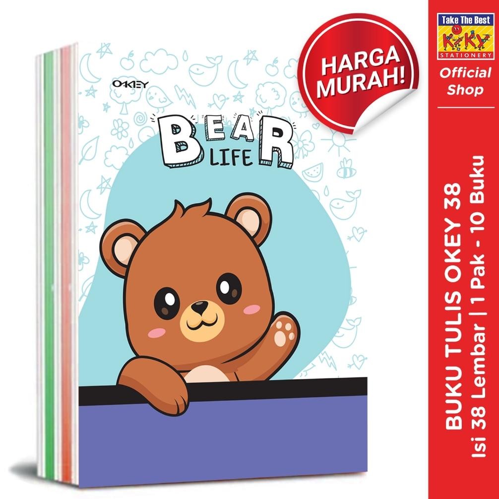 

BUKU MURAH STOK TERBATAS!!! OKEY Buku Tulis 38 Lembar - 10 Buku