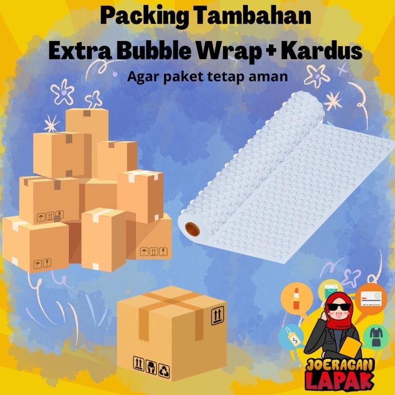 

Packing Tambahan Extra Bubble Wrap Dan Kardus Wajib Barang Pecah Belah Baru
