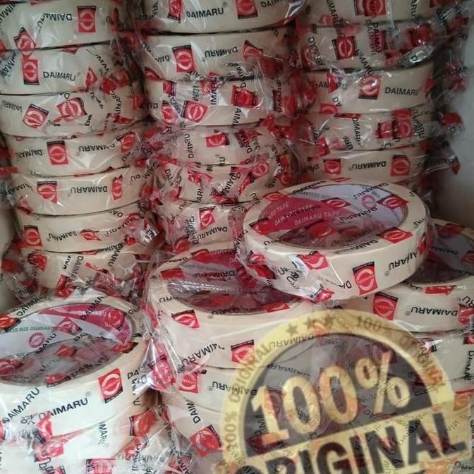 

Masking Tape /Lakban Kertas Daimaru 24Mm 1 Dus Isi 96 Roll Co