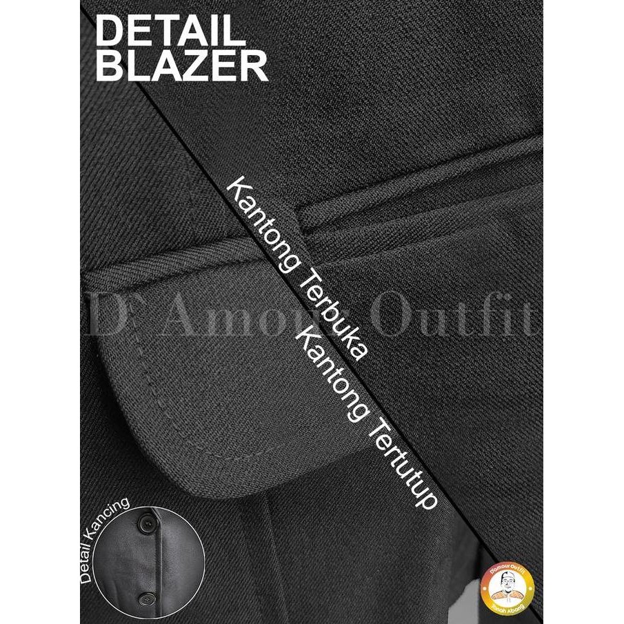 Setelan Jas Blazer Rok Span Panjang Wanita Stelan Jas Kerja Kantor Cewe Polos Dewasa Anak Jaket Blez