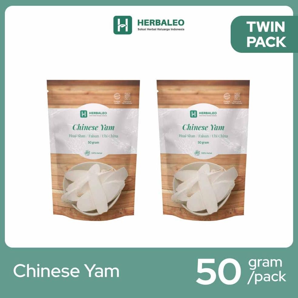

Herbaleo - Twinpack Chinese Yam 50 gram ( Huai Shan / Faisan