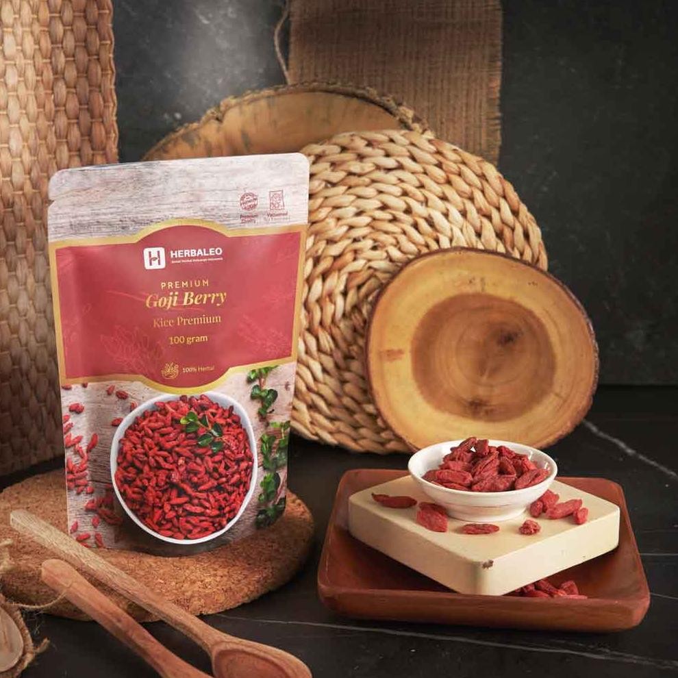 

Herbaleo Kice Premium 100 GR 100% Herbal Goji Berry Kesehatan 8997242830316