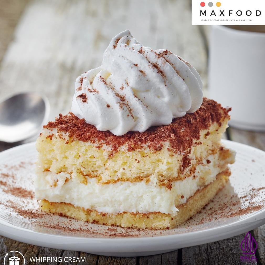 

MAXFOOD - Whipping Cream Vanilla / Bubuk Whip Cream Rasa Vanilla 500 GR