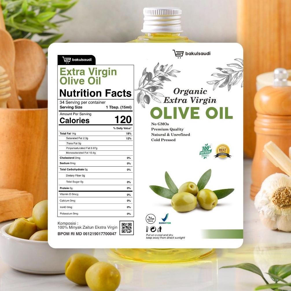 

Organic Extra Virgin OOil Pure 100% EVOO Minyak Zaitun Extra Virgin Murni RB10