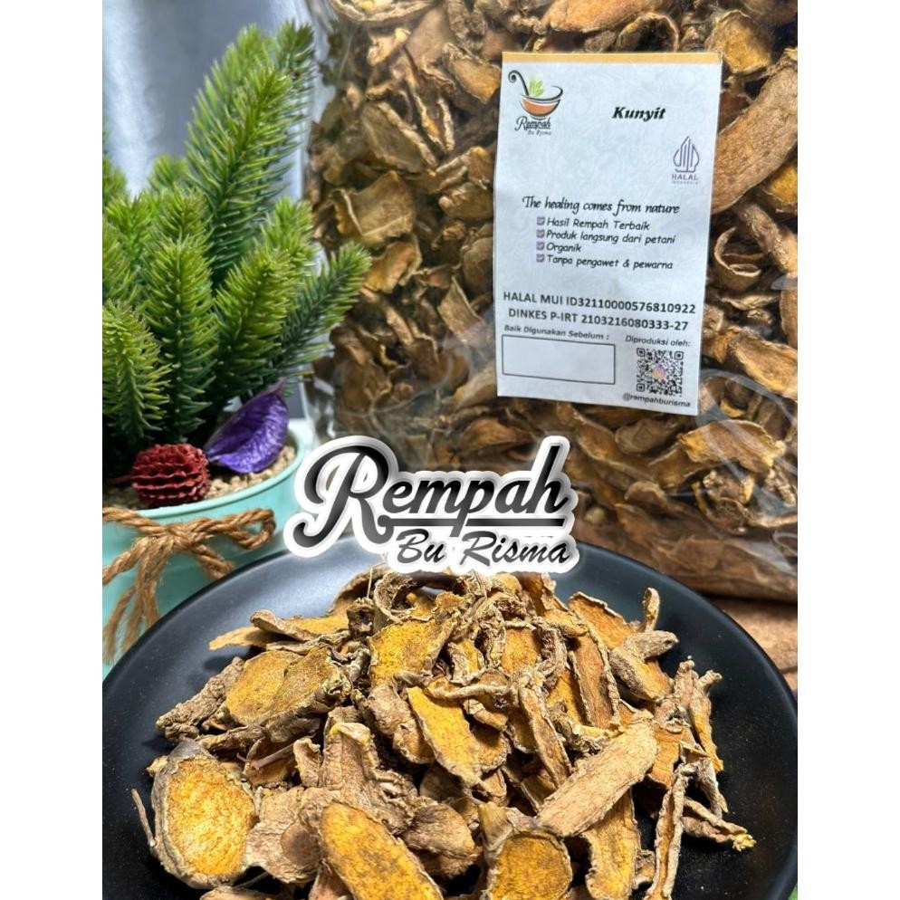 

Kunyit Kuning / Kunir Rajang Kering 1 Kg - Rempah Bu Risma RB10