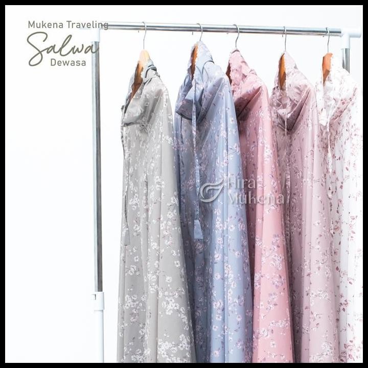 Terbaru Mukena Travel Dewasa 2In1 Salwa Size Jumbo Series Traveling Parasut Korea Mini Pouch Free Sa