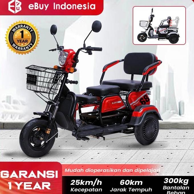 NEW Sepeda roda tiga listrik/Sepeda listrik/Sepeda motor roda 3