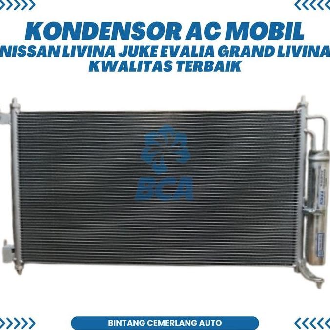 . CONDENSOR KONDENSOR AC Mobil NISSAN LIVINA JUKE EVALIA GRAND LIVINA