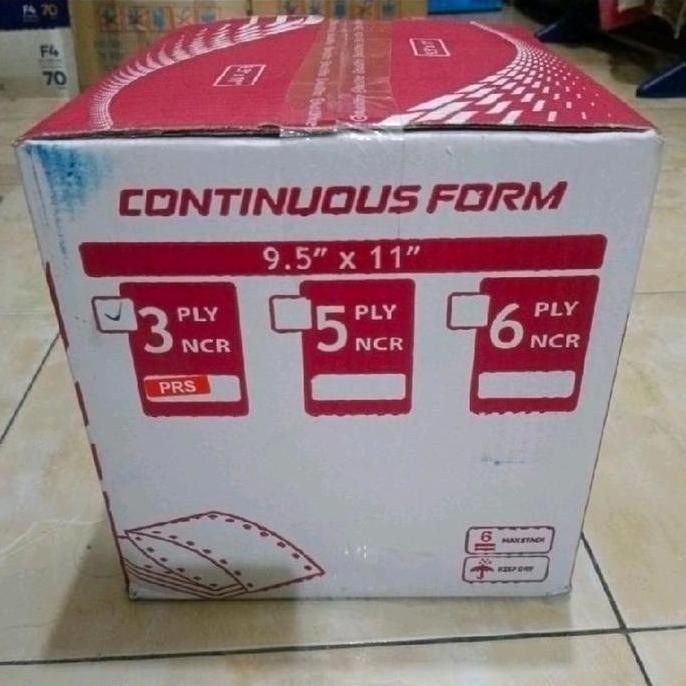 

Kertas Continuous Form 3 Ply 9,5 X 11 Prs-Bagi Dua-1000Sheet Co