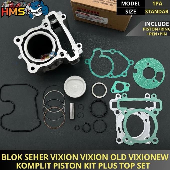 Blok Seher Komplit Vixion Vixion New Vixion Old 1PA Plus Piston Kit Ring Seher Sepaket