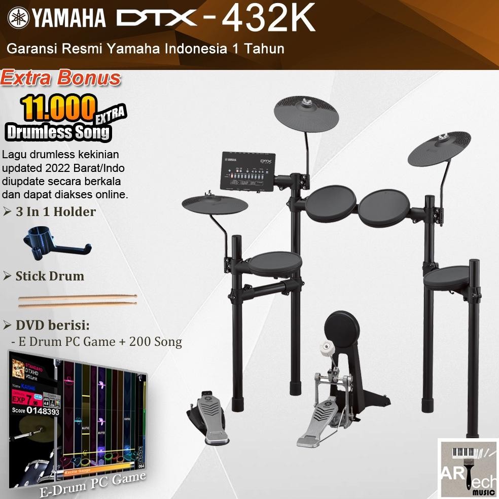 NEW Drum Elektrik Yamaha DTX432 / DTX432K / DTX 432 / 432K Electric Drum