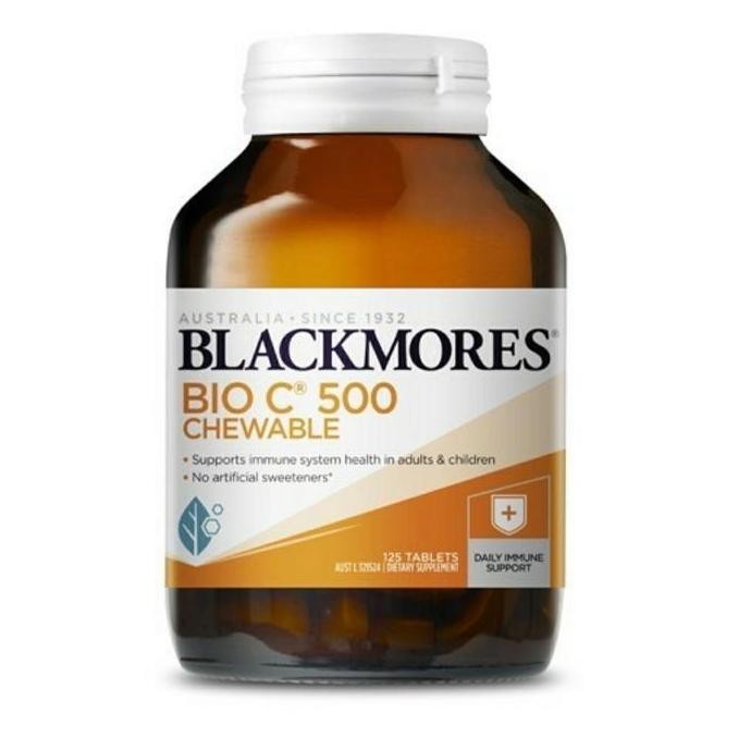 Blackmores Bio C Chewable 500 Mg 125 Tabs Vitamin C Vit C Original Produk