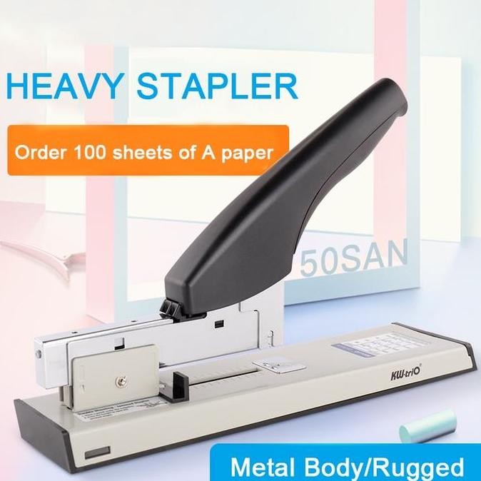 

Stapler Penjilid Kertas Kapasitas Besar Stapler Tugas Berat Stapler Penjilid Buku Stapler Tangan Dioperasikan 100/200 Lembar Co