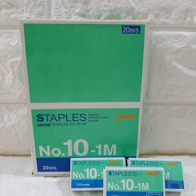 

Isi Staples Kecil No 10 Merk Joyko ( Isi 20 Box Kcl ) Co