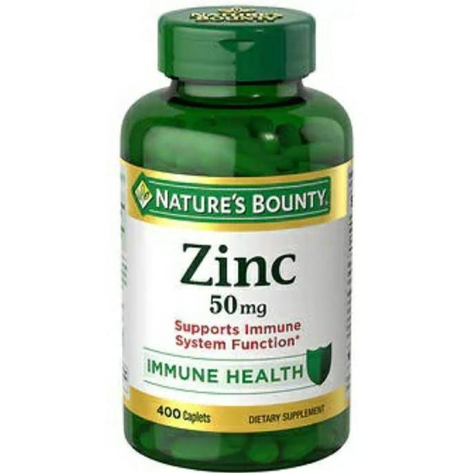 Nature'S Bounty Zinc Nature Bounty Zinc 50 Mg 50Mg 400 Caps Original Produk