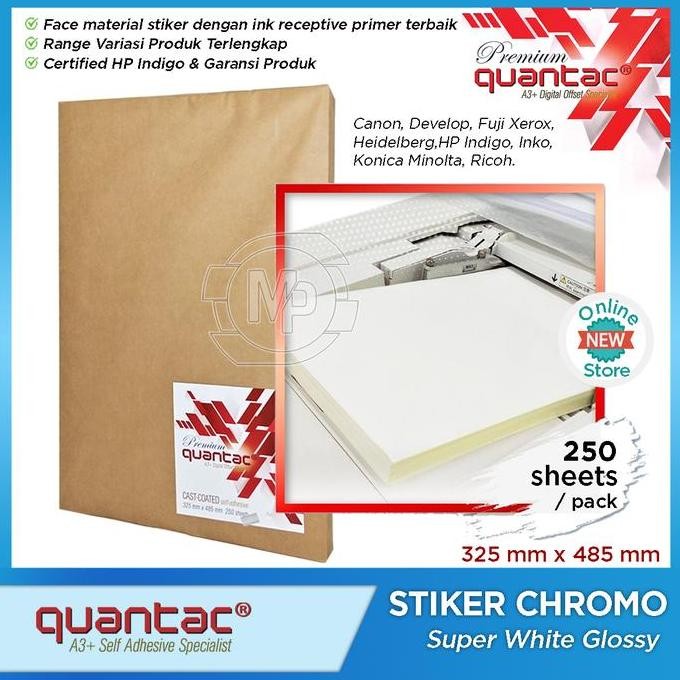 

Quantac Sticker Chromo Stiker Digital Print Glossy A3+ Co